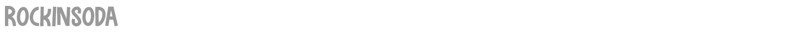 Rockinsoda font preview